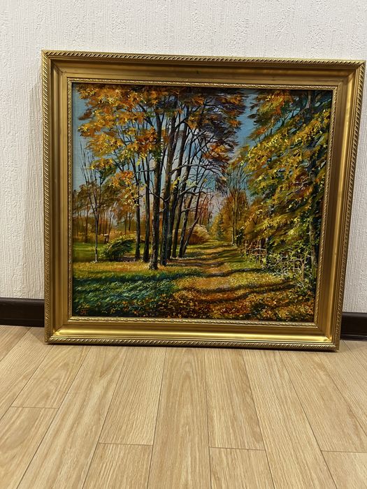Картина маслом Осень