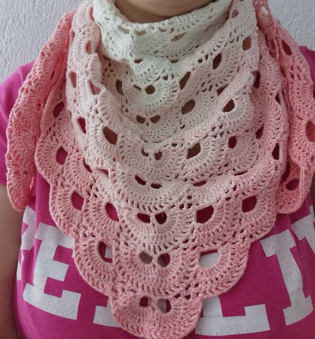 Плетена шал  шал