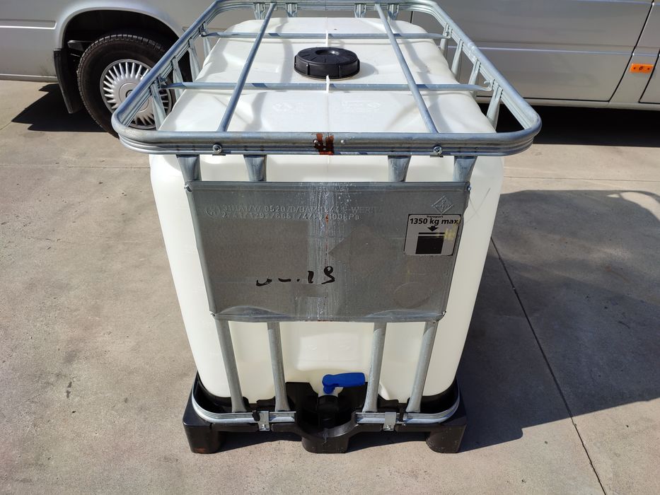 Butoi, bazin, IBC 650 litri, 600 litri, palet plastic, lemn, ca NOU!