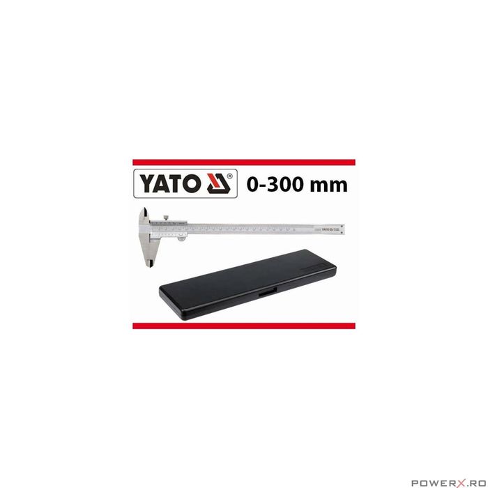 Subler 300mm Inoxidabil Inox, Cutie Yato