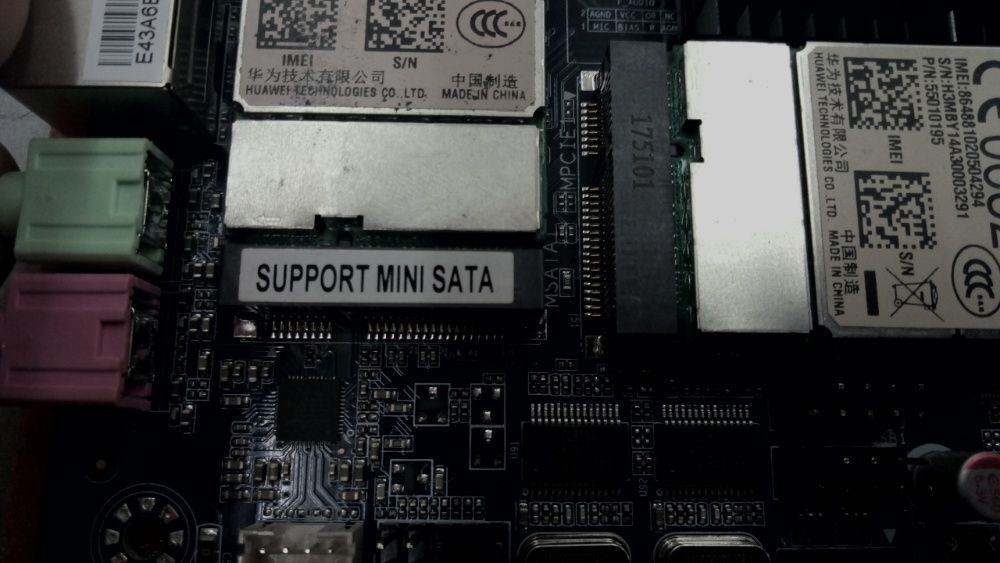 MINI-ITX материнская для моно блоков и терминалов. 20 шт.Celeron J1900