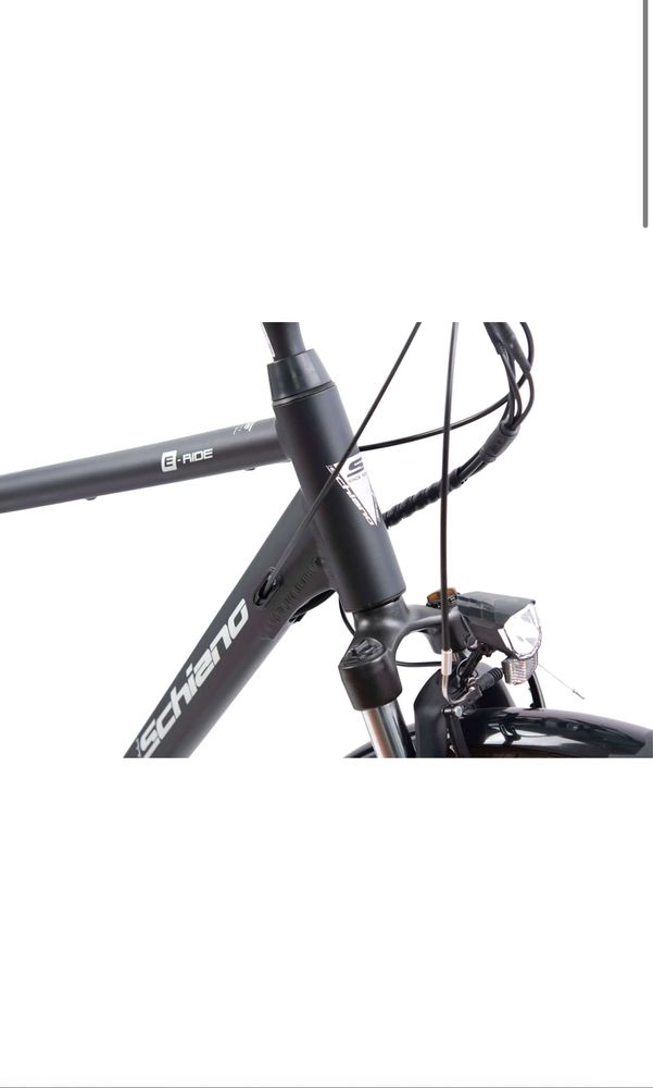 Електрически мъжки трекинг велосипед Schiano E-Ride 28'' 374.4Wh черен