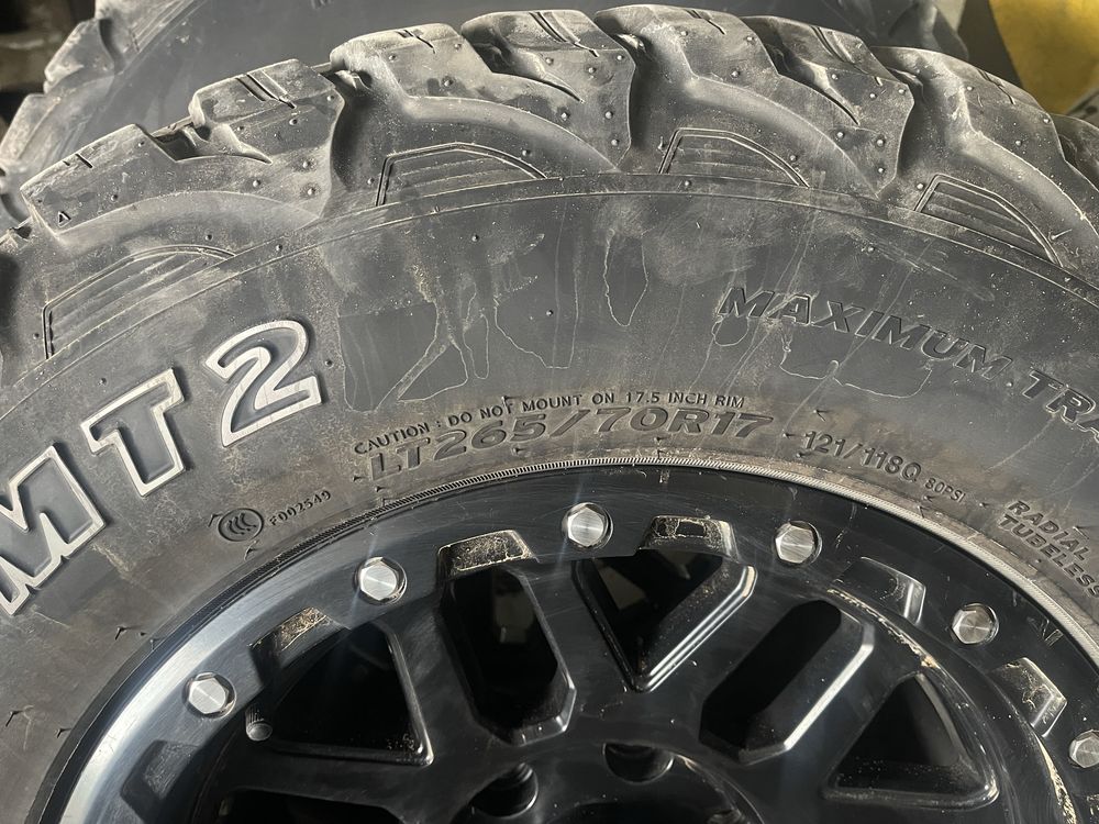 Диски с резиной 6/139.7 R17 M/T