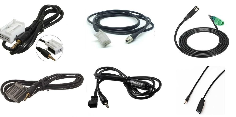 Аудио кабель Aux Тойота VW Audi Skoda Ford BMW Хонда Субару Ниссан