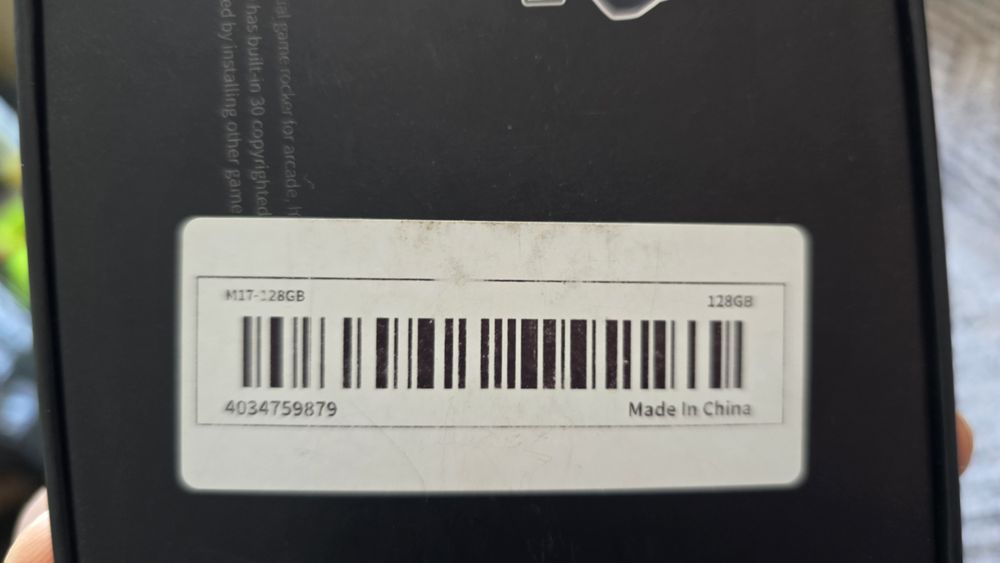 Consola retro portabila M17 128GB cu jocuri