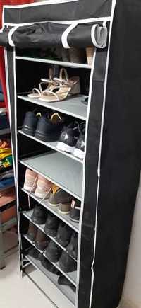 Нов гардероб за обувки от плат, гардероб от плат за затворен коридор