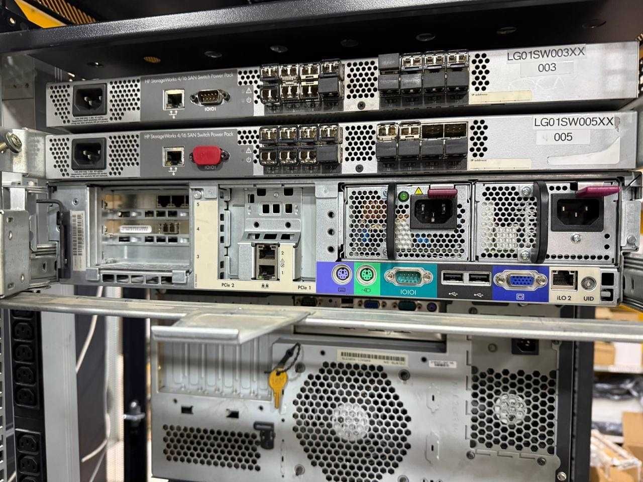 Система хранения (СХД) HP EVA SW HSV200-A и Сервер HP Proliant DL380G5
