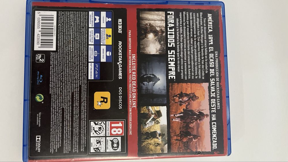 Red Dead Redemption 2 (PS4/PS5) — диск в отличном состоянии