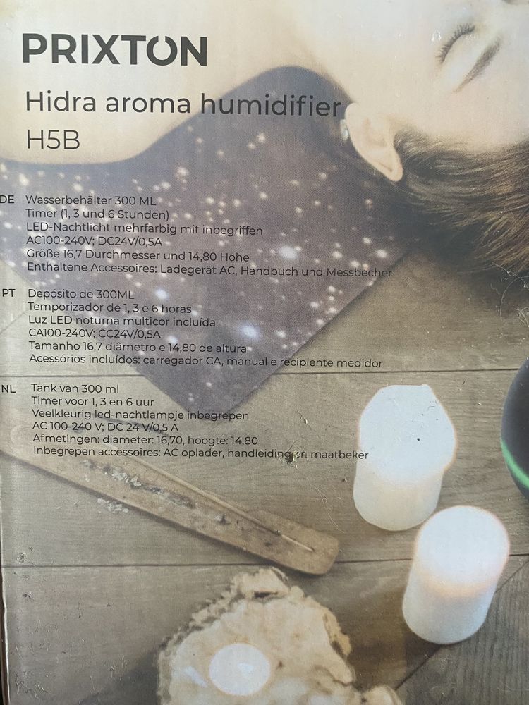 Umidificator hidro aroma Prixton NOU