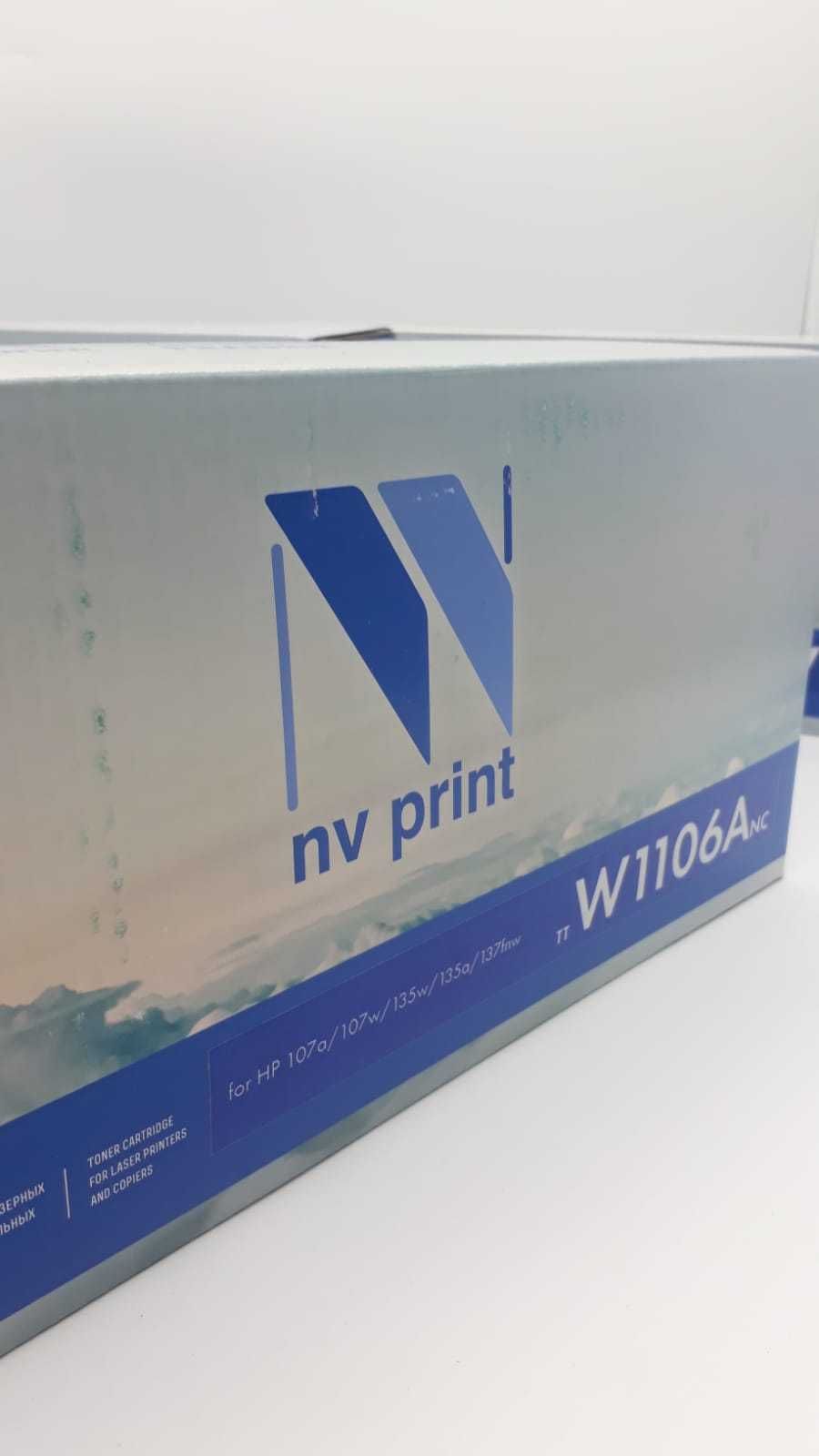 Картридж NV Print W1106A для принтера HP Laser MFP135/MFP137 ДОСТАВКА