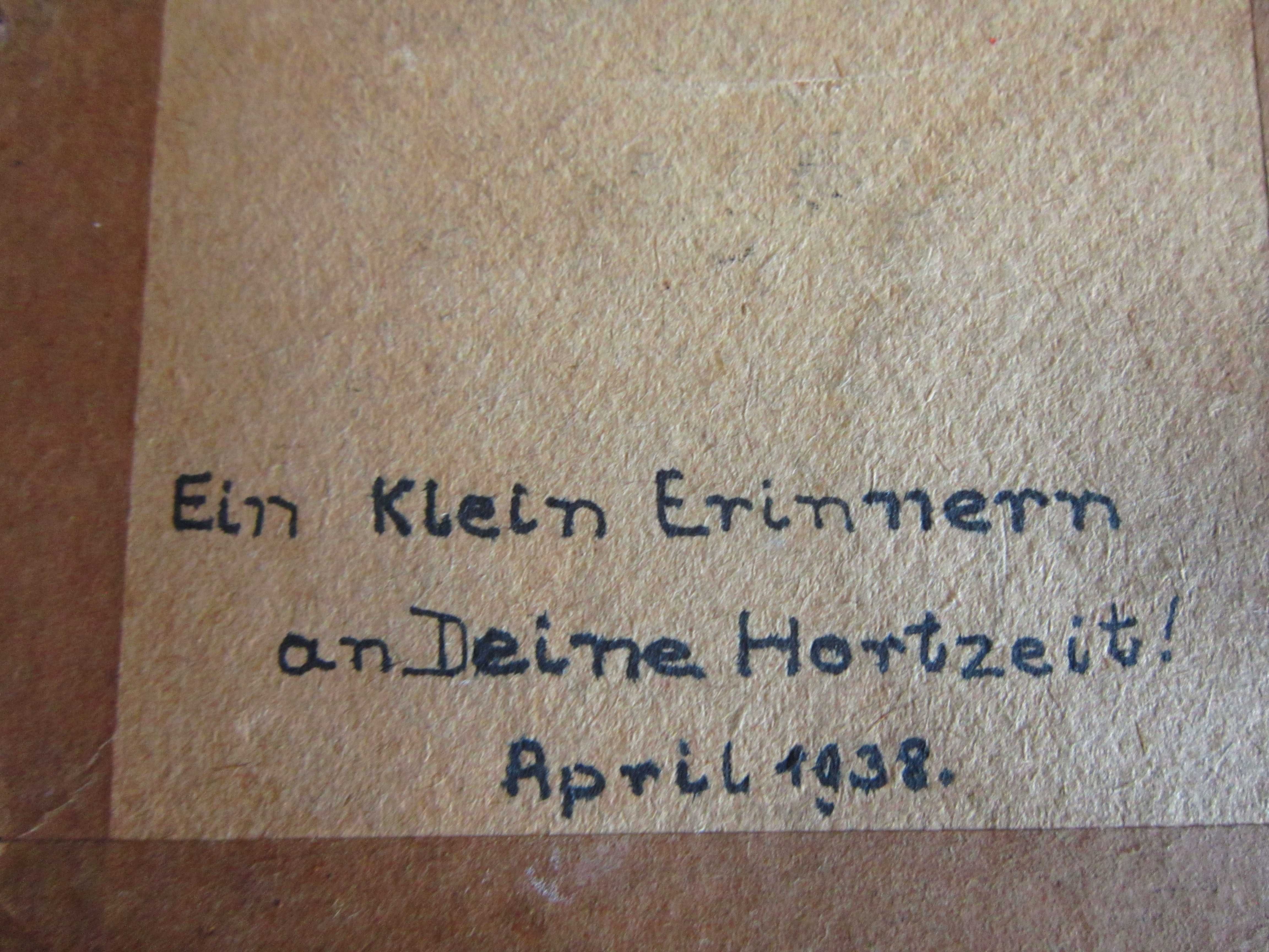 cadou rar tablou colectie Germania 1938 Hummel Print Original
