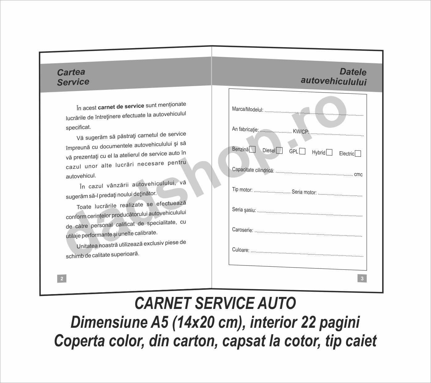 Cartea Service A5