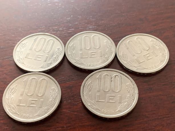 Monede 100 lei Mihai Viteazul 1994 - stare foarte buna pentru colecție