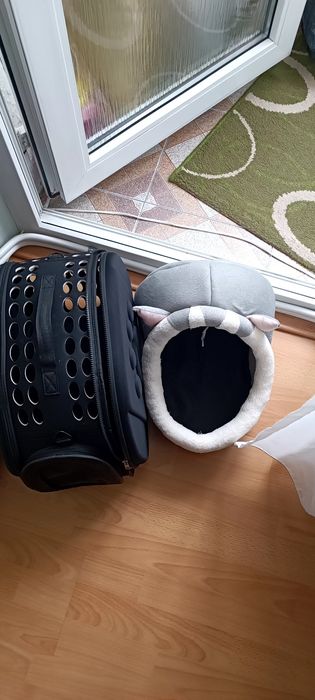 Geanta cușcă transport pisici sau căței