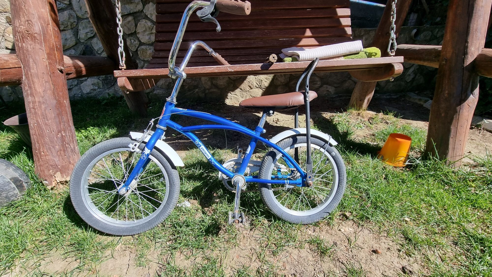 Bicicleta Pegas albastra