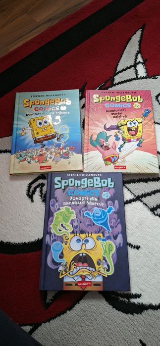 Seria SpongeBob ,nr 1,2 ,3 benzi desenate
