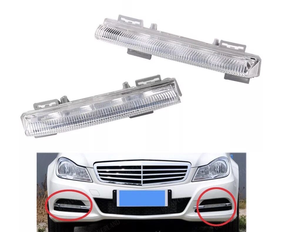 900 LED Дневни светлини халогени Mercedes w204 C в204 s204 R172 крушка