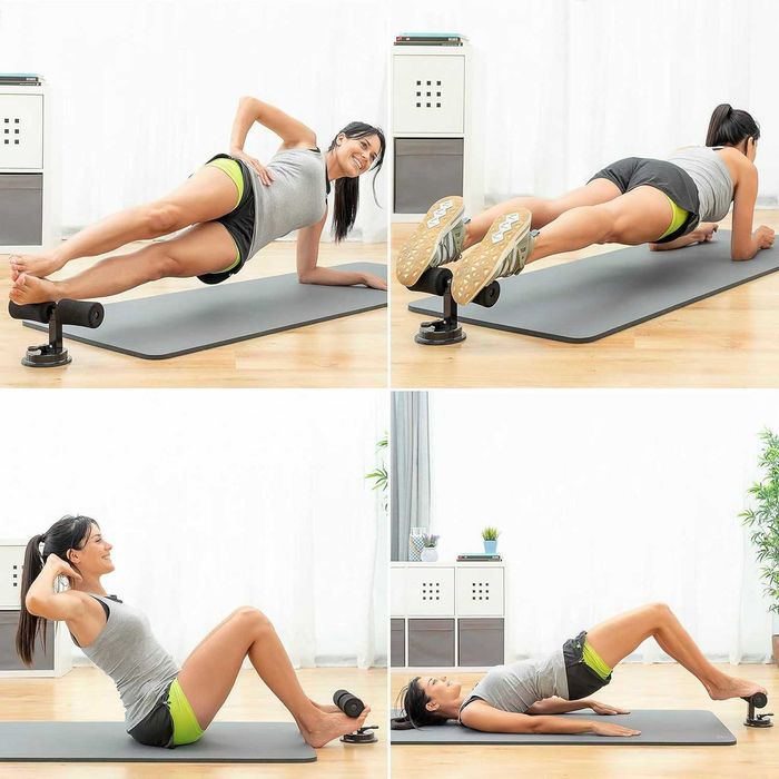 Bara abdomene cu ventuza manere din spuma si 3 reglaje de inaltime