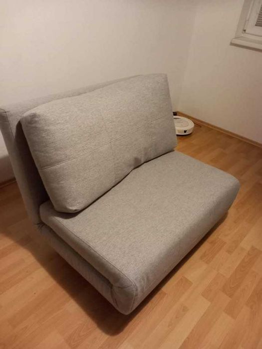 Разтегателно кресло - сиво