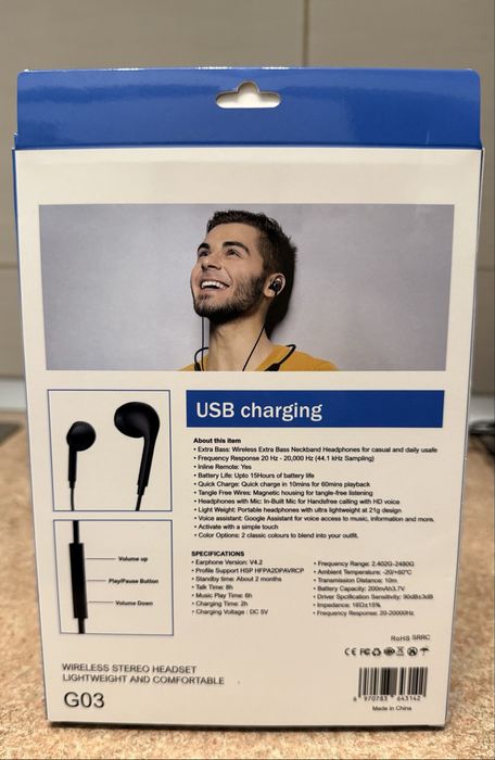 Casti wireless stereo