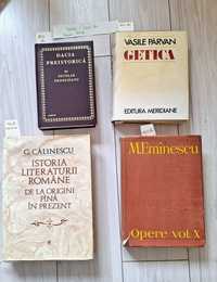 Dacia preistorica,Istoria literaturii romane,Getica, Opere Eminescu