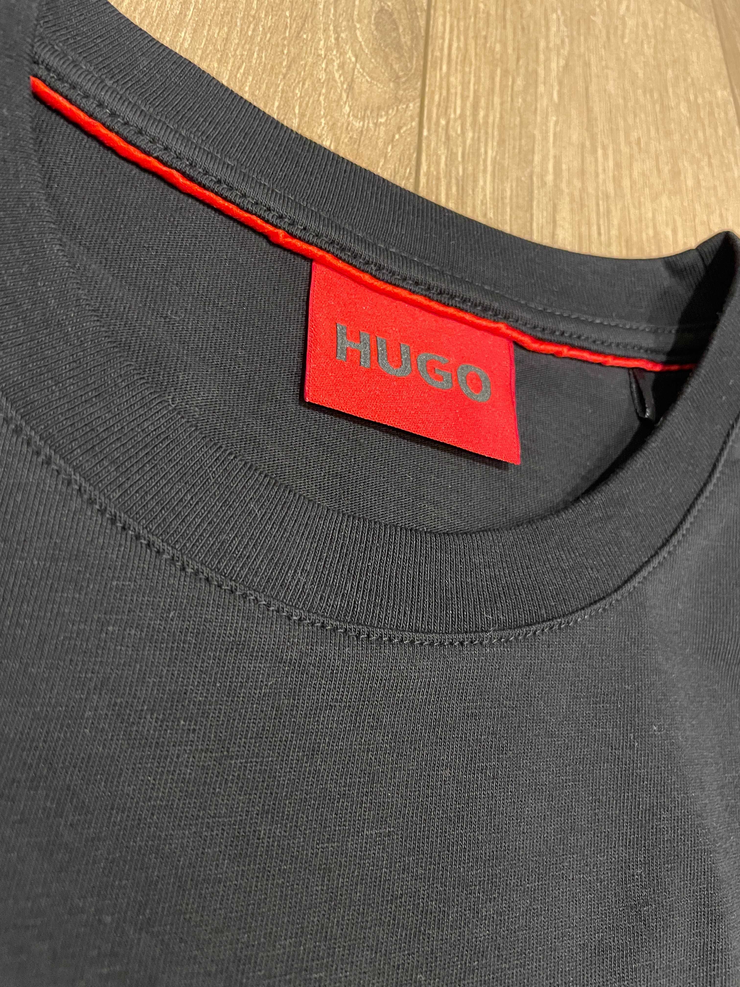 Оригинална тениска HUGO BOSS Dedico с фигурална щампа: M, XL и XXL