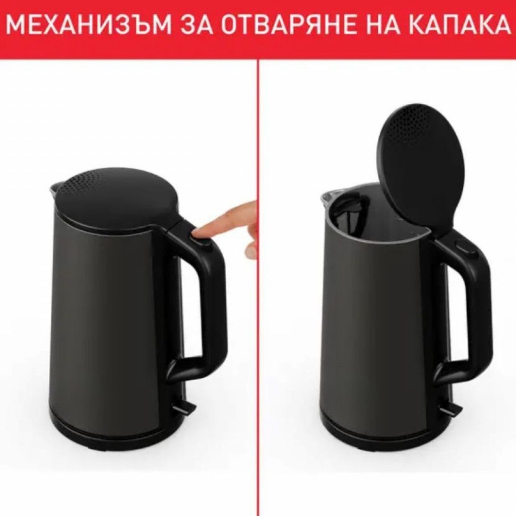 Безжична електрическа кана Muhler WK-179D