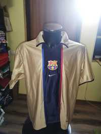 tricou fc barcelona barca nike sezon 2001 away kit marimea L