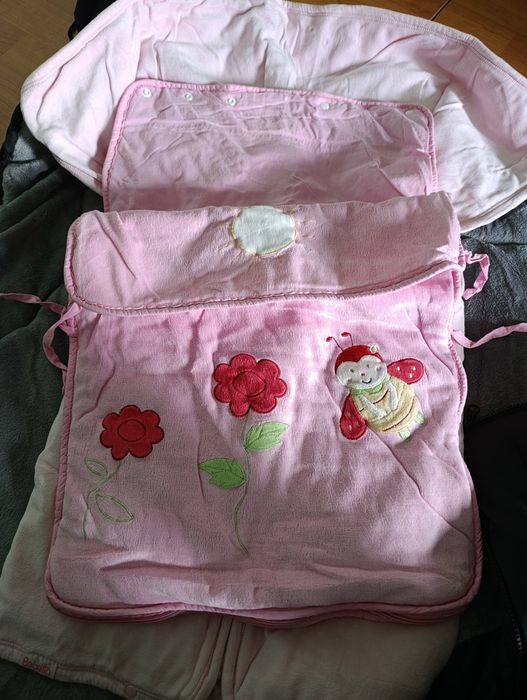 Cangaroo Термочувал Fluffy за количка черен