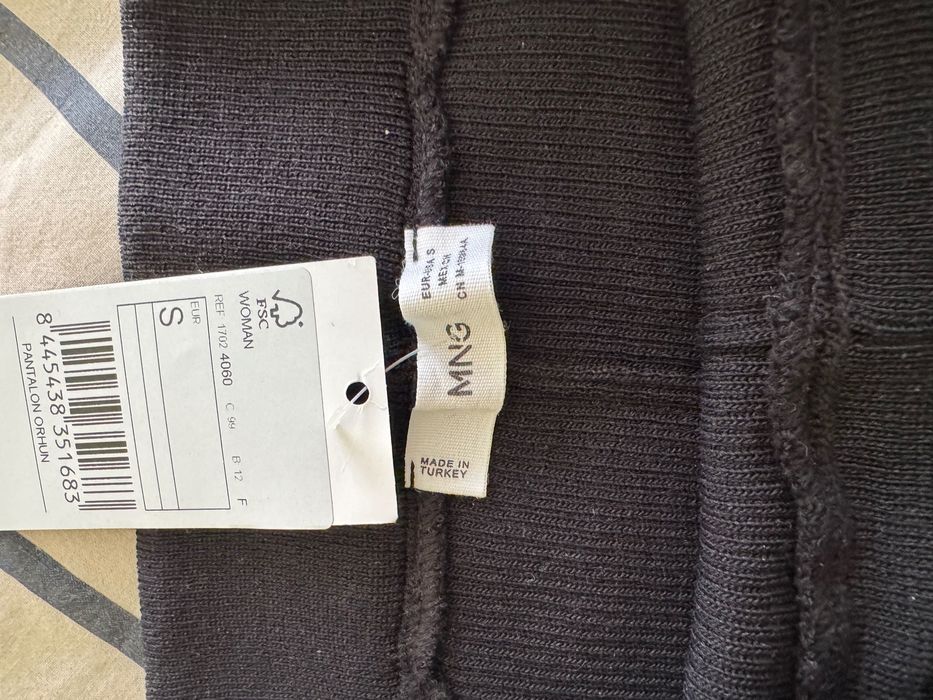 Дамски клин плетиво, черен mango р-р S