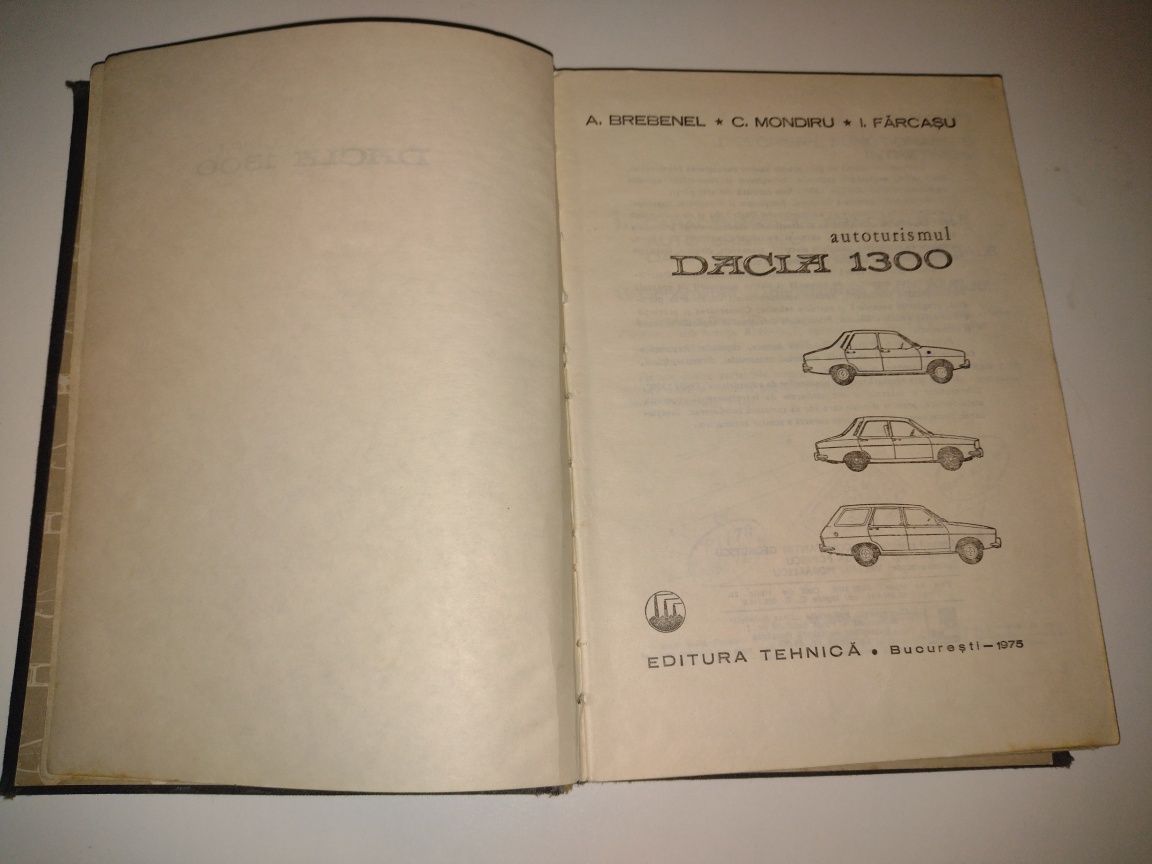 vand manual Dacia 1300, EDITURA TEHNICĂ, București 1975