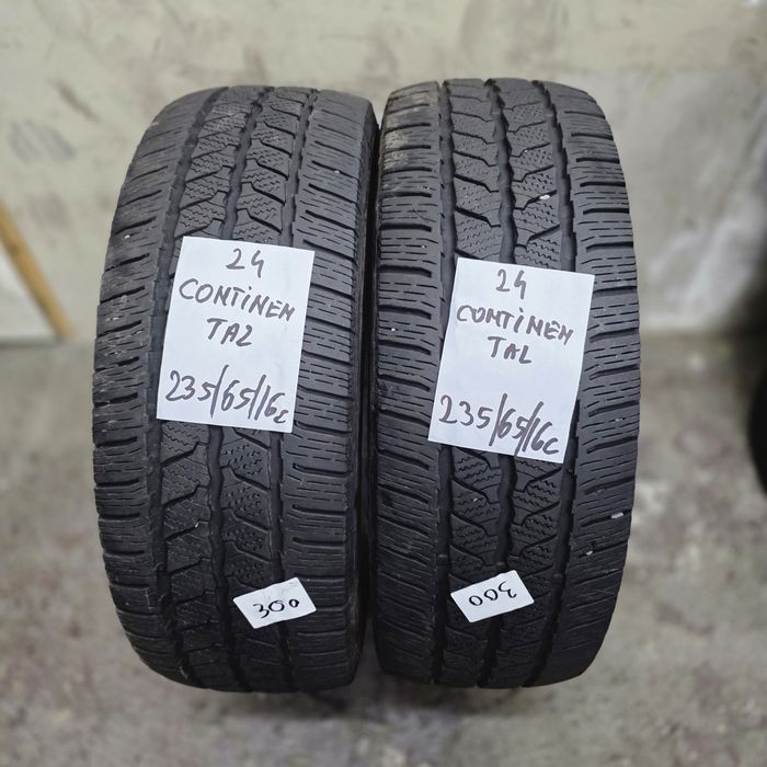 2×235/65/16c M+S.CONTINENTAL 2024.Stare excelenta.