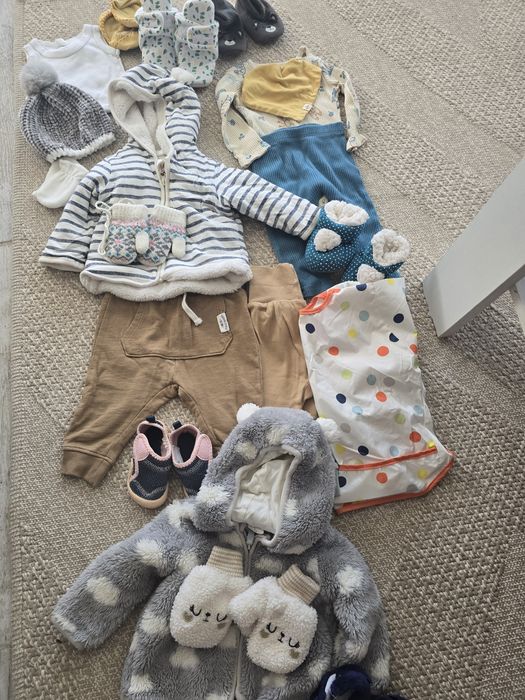 Lot haine baietel, H&M, marimea 68