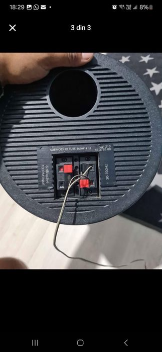 Subwoofer 250 W .