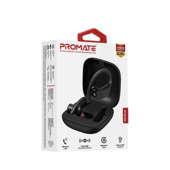 Casti PROMATE Motive True Wireless Bluetooth In-ear Microfon noi