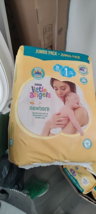 Памперси Little Angels За Новородено 360 бр Размер 1 за 2 - 5 кг бебе