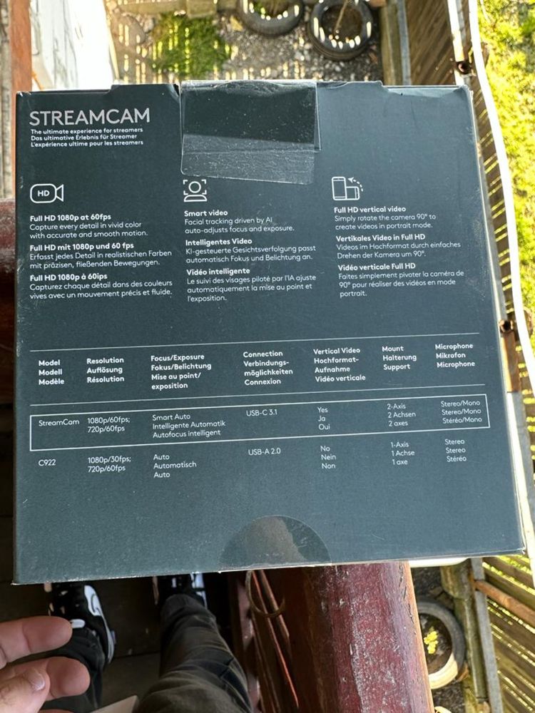 Logitech SteamCam camera web