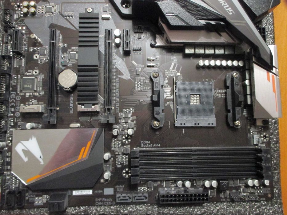 Дънна платка Gigabyte B450 AORUS ELITE, сокет АМ4