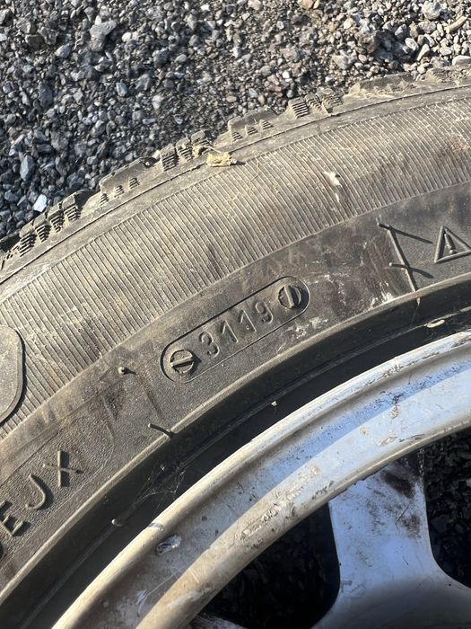 Jante aliaj audi 5x112 + cauciucuri iarna 205 55 16