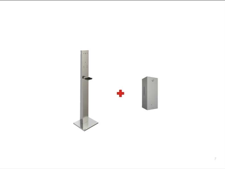 Dozator cu stativ Franke RODX627H de săpun/soluție
