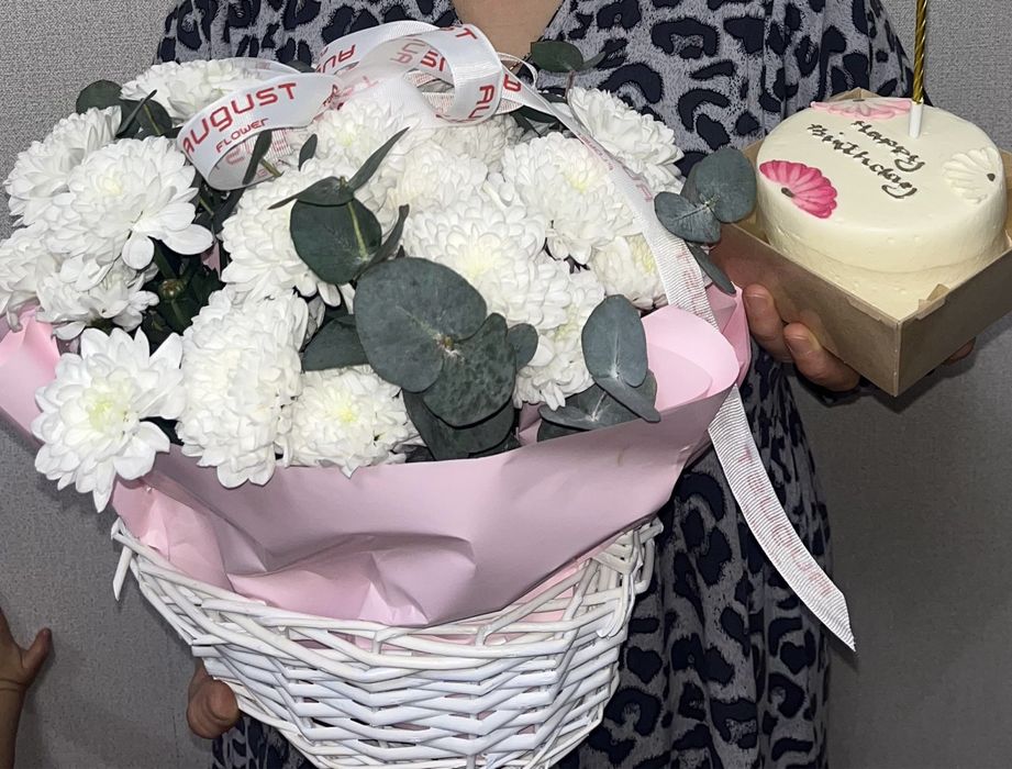 Букет рамашка свежий