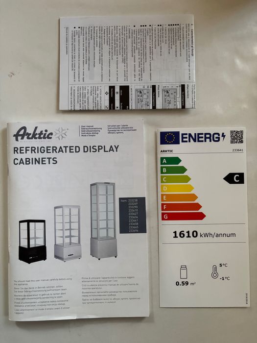 Vitrina Frigorifica ARKTIC by Hendi - Frigider Patiserie Prajituri 78L