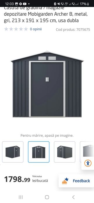 Magazie depozitare casuta