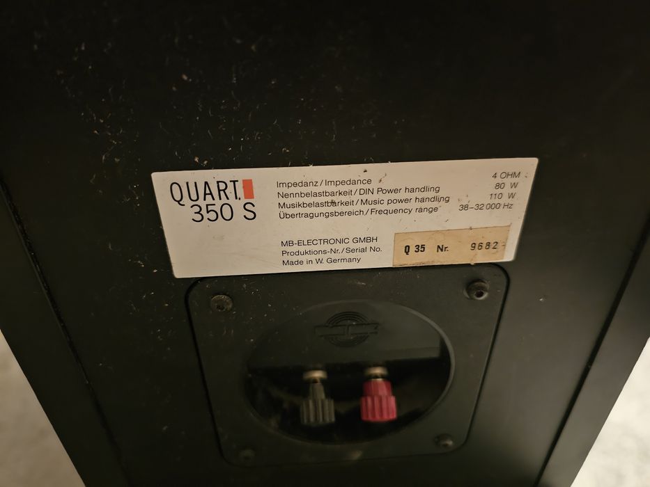 Boxe podea MB Quart 350 S, 110w pe 4 ohm, 18kg.