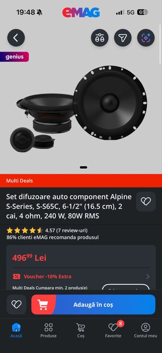 Vand Boxe Auto Alpine S-Series