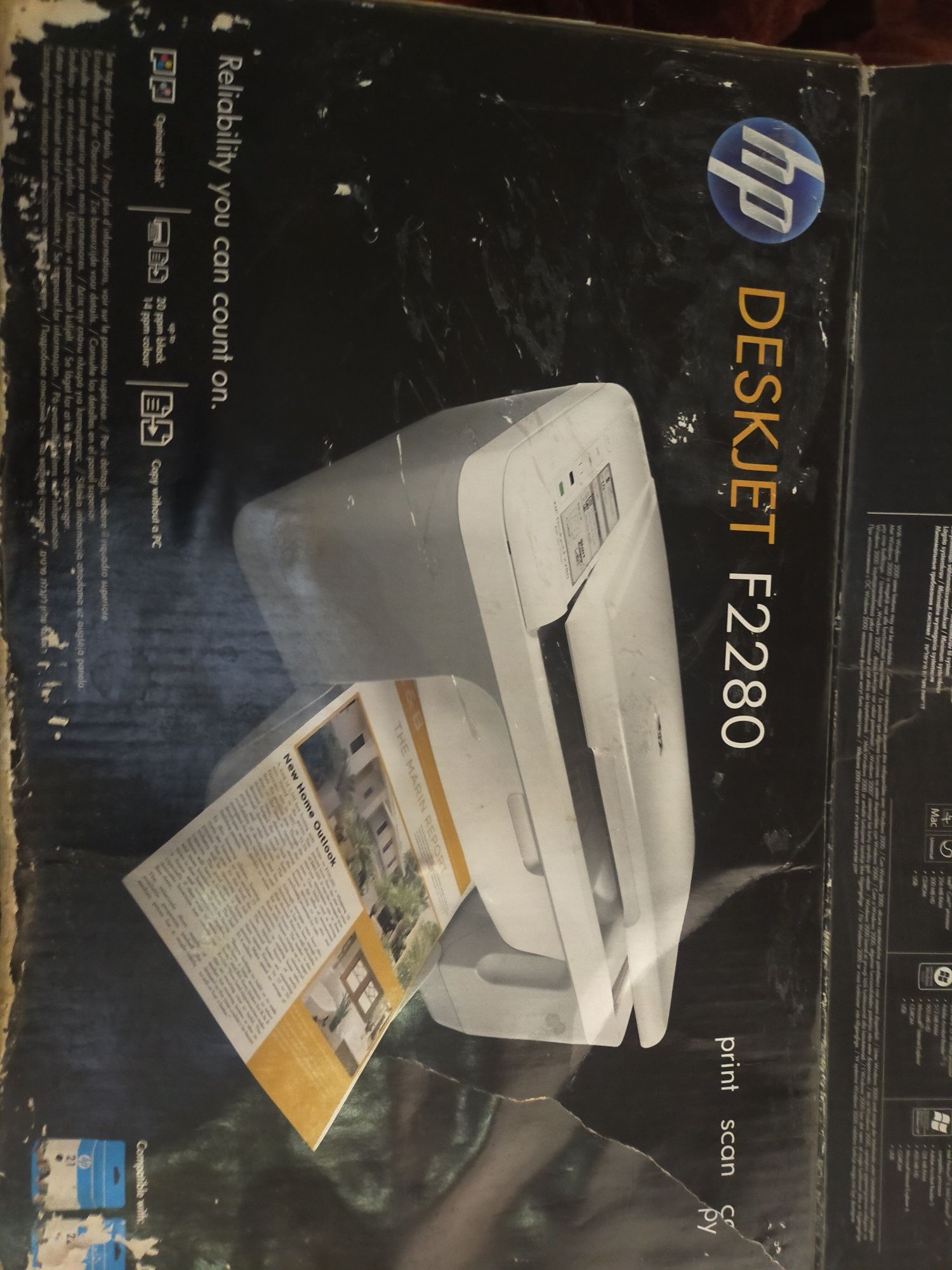 Printer hp desject f2280