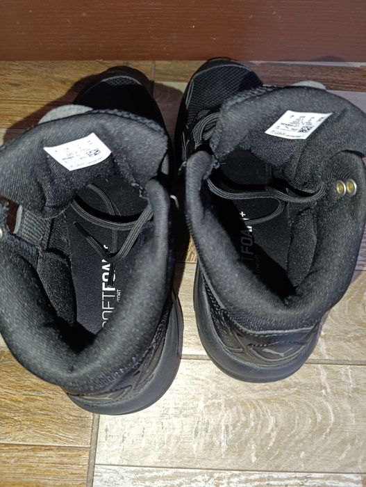 Sneakers Puma 40,5 negru, merge pentru 39-39,5