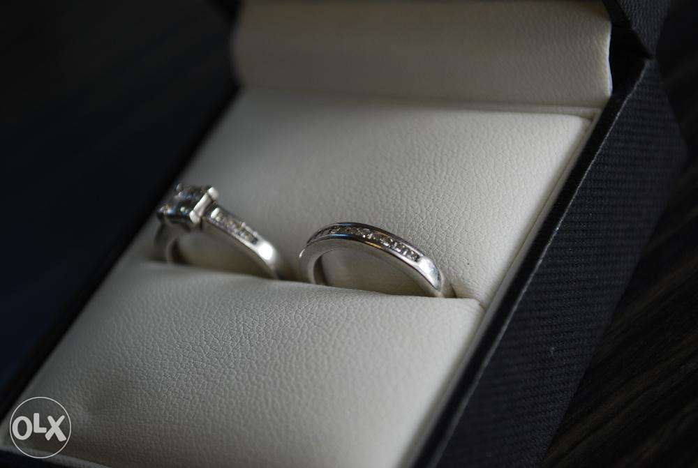 Set platina/diamante Ernest Jones