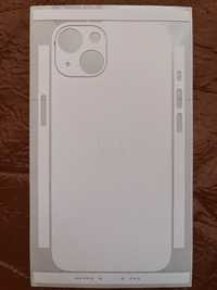 Iphone 13 skin white/кожа/фолио бяло матирано