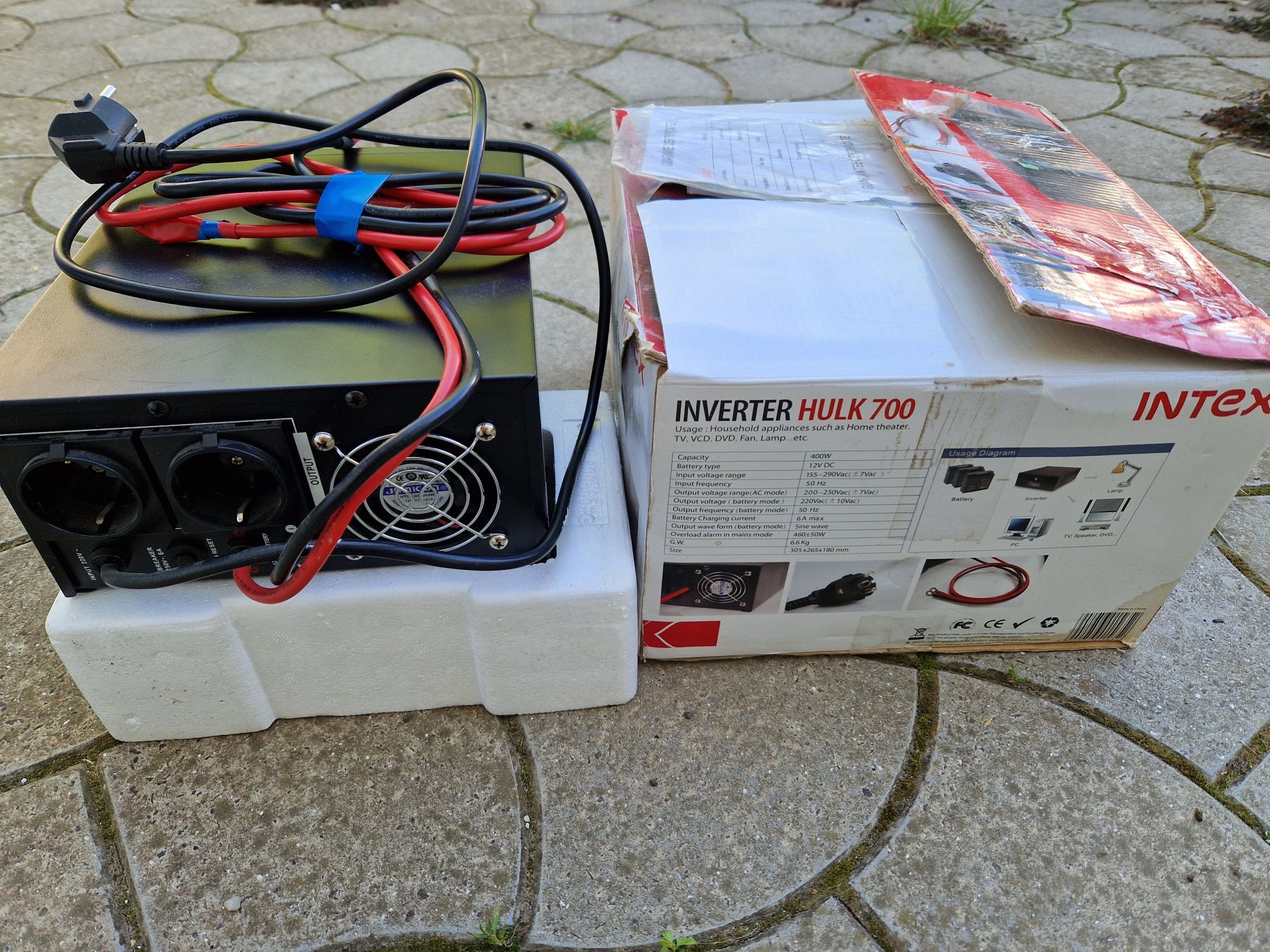 Invertor Intex 400W 230V 12V